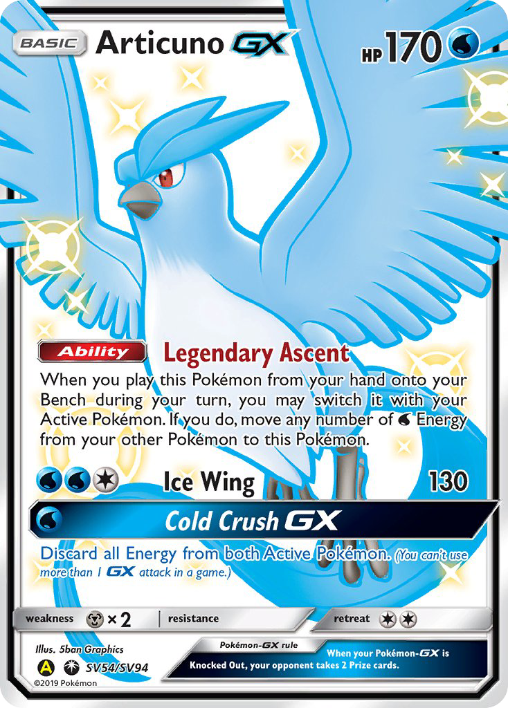 Articuno-GX 054/94 Rare Shiny GX