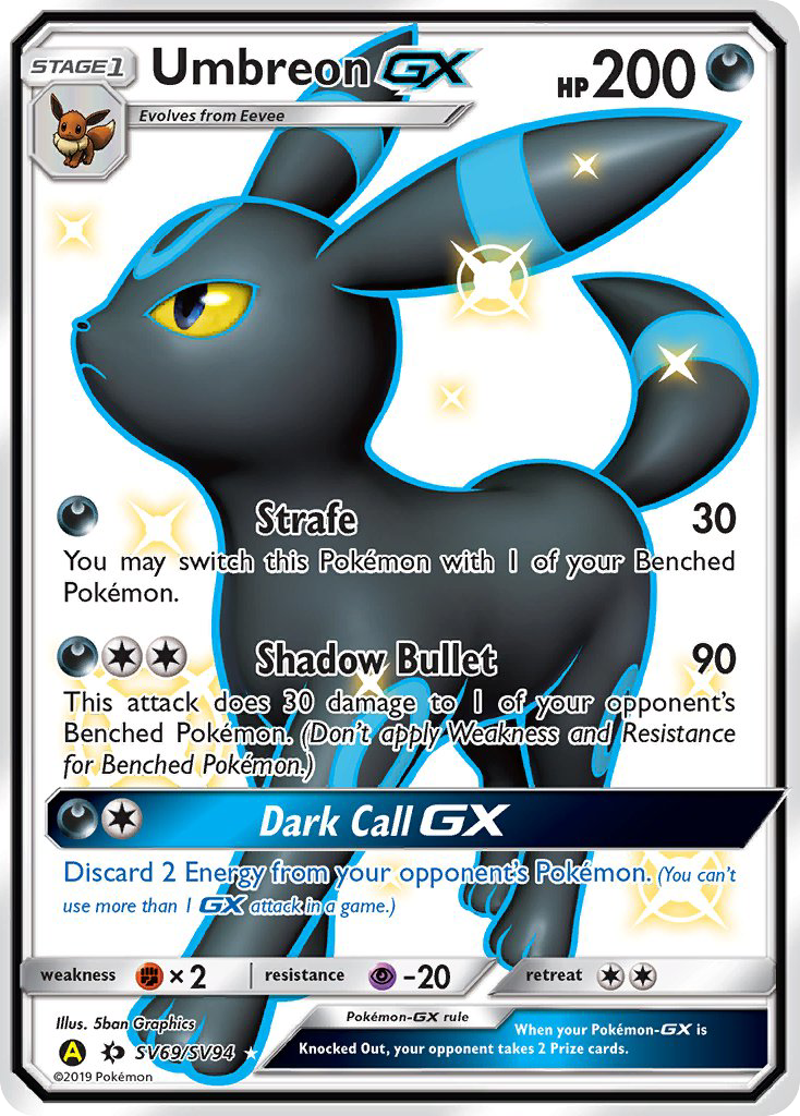 Umbreon-GX 069/94 Rare Shiny GX