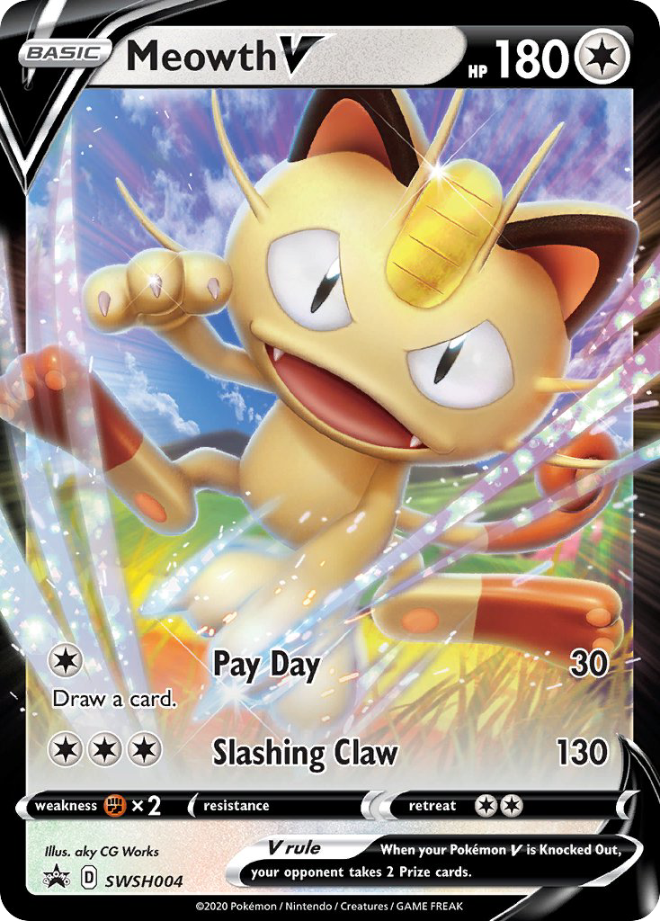 Meowth V 004/304 Promo