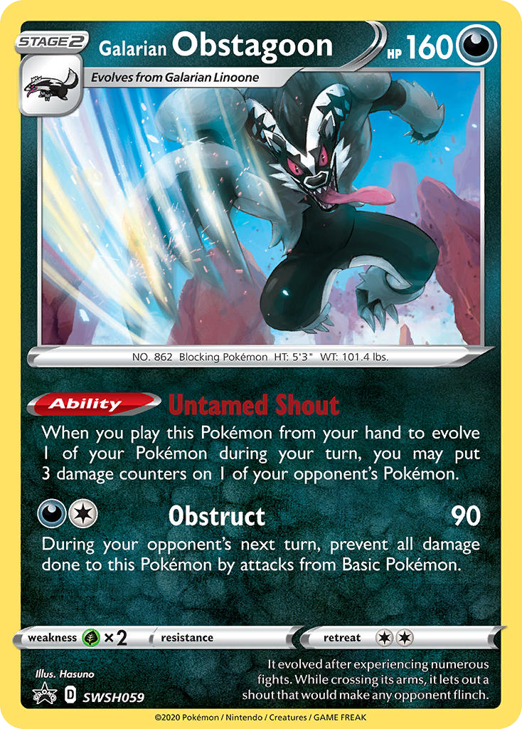 Galarian Obstagoon 059/304 Promo