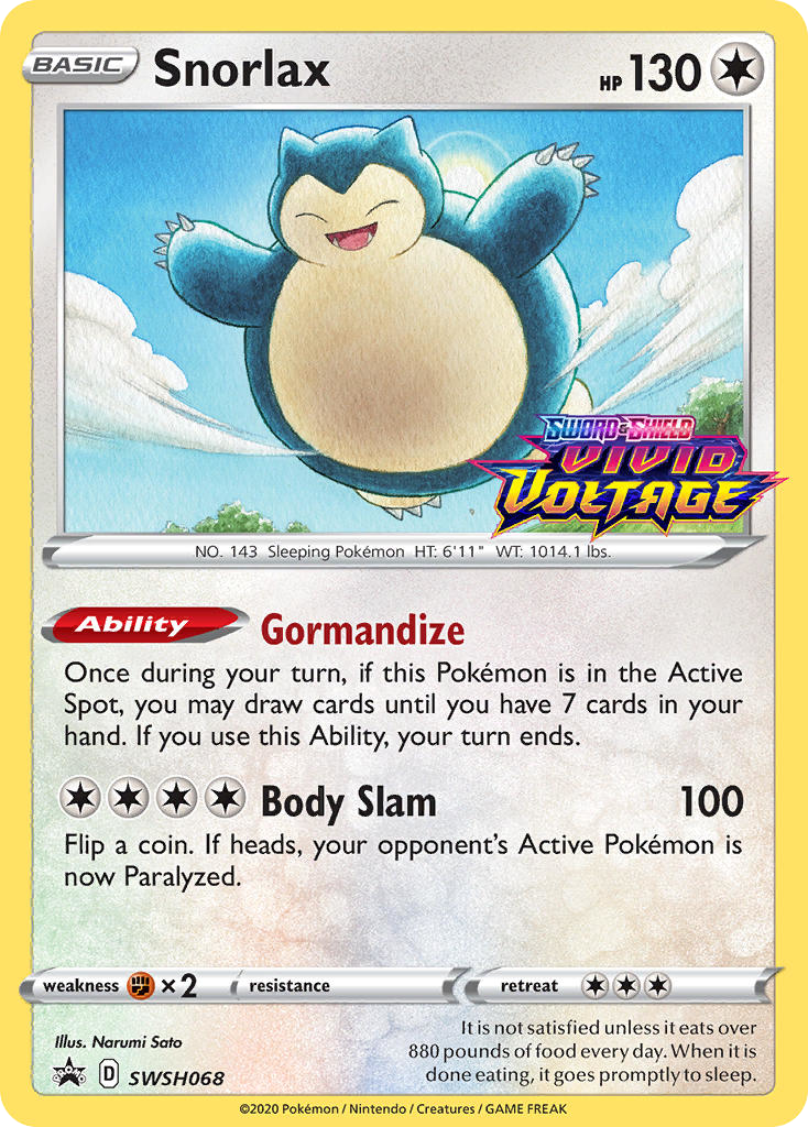 Snorlax 068/304 Promo