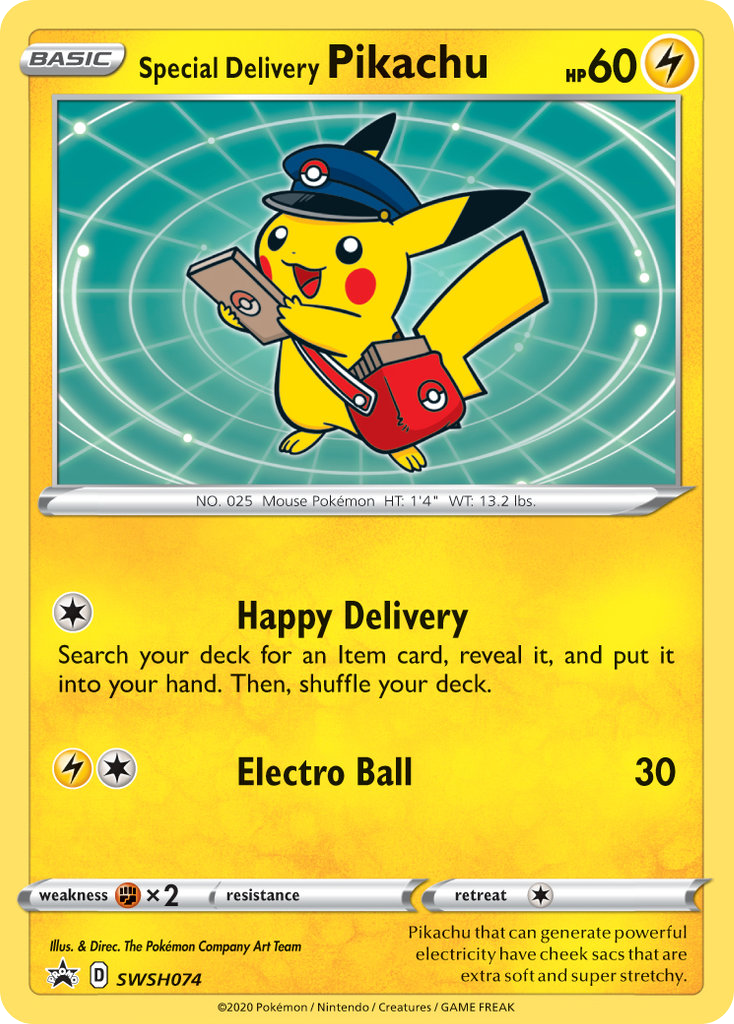 Special Delivery Pikachu 074/304 Promo