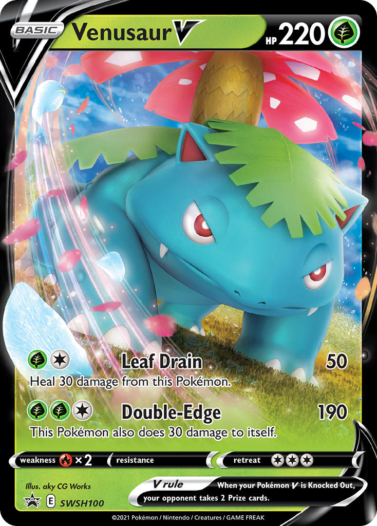 Venusaur V 100/304 Promo