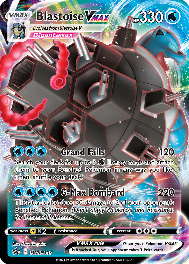 Blastoise VMAX 103/304 Promo