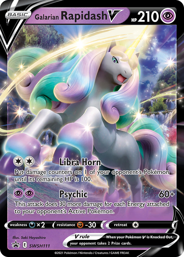 Galarian Rapidash V 111/304 Promo