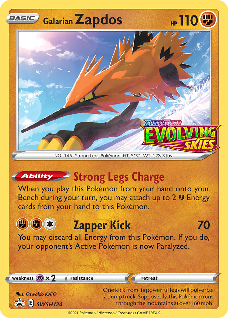 Galarian Zapdos 124/304 Promo