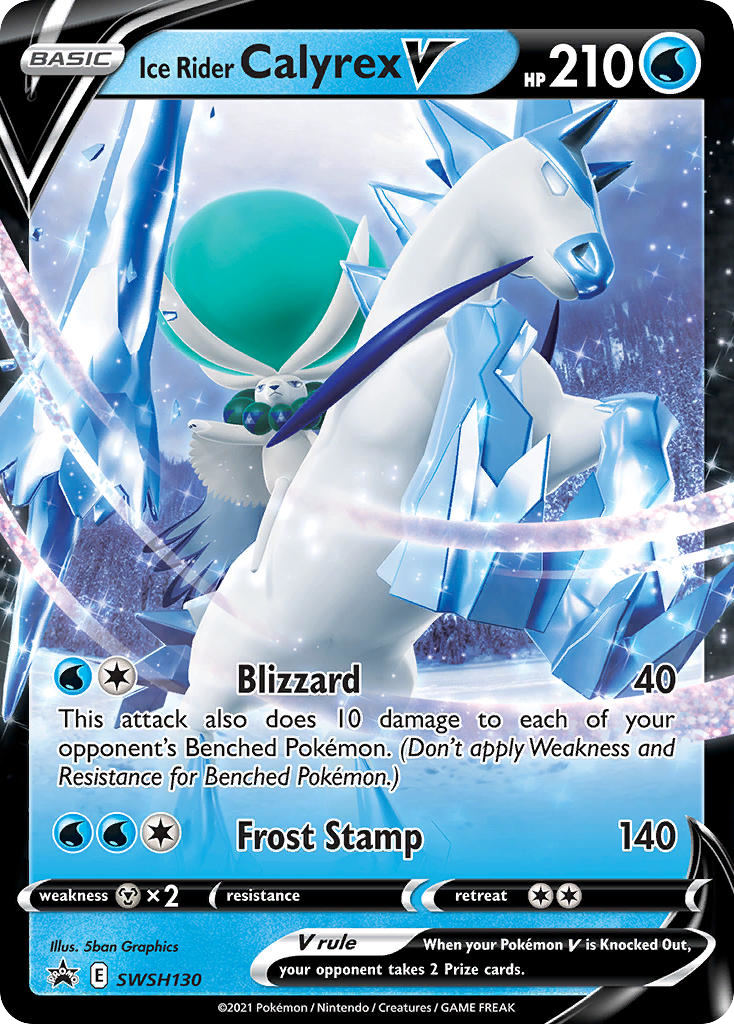 Ice Rider Calyrex V 130/304 Promo