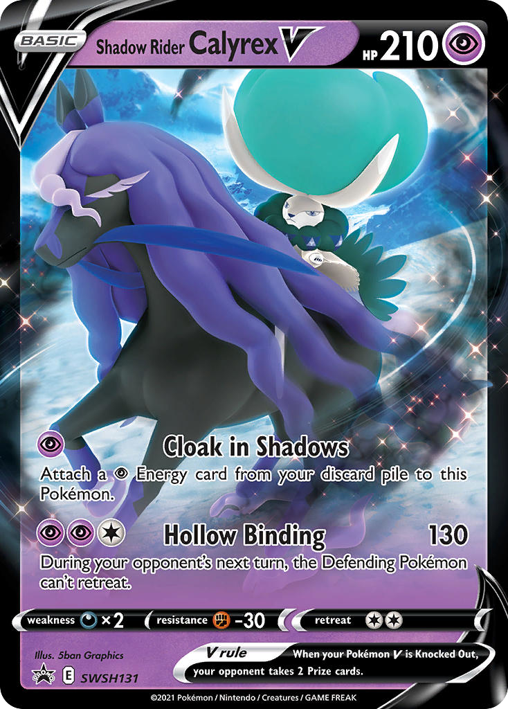 Shadow Rider Calyrex V 131/304 Promo