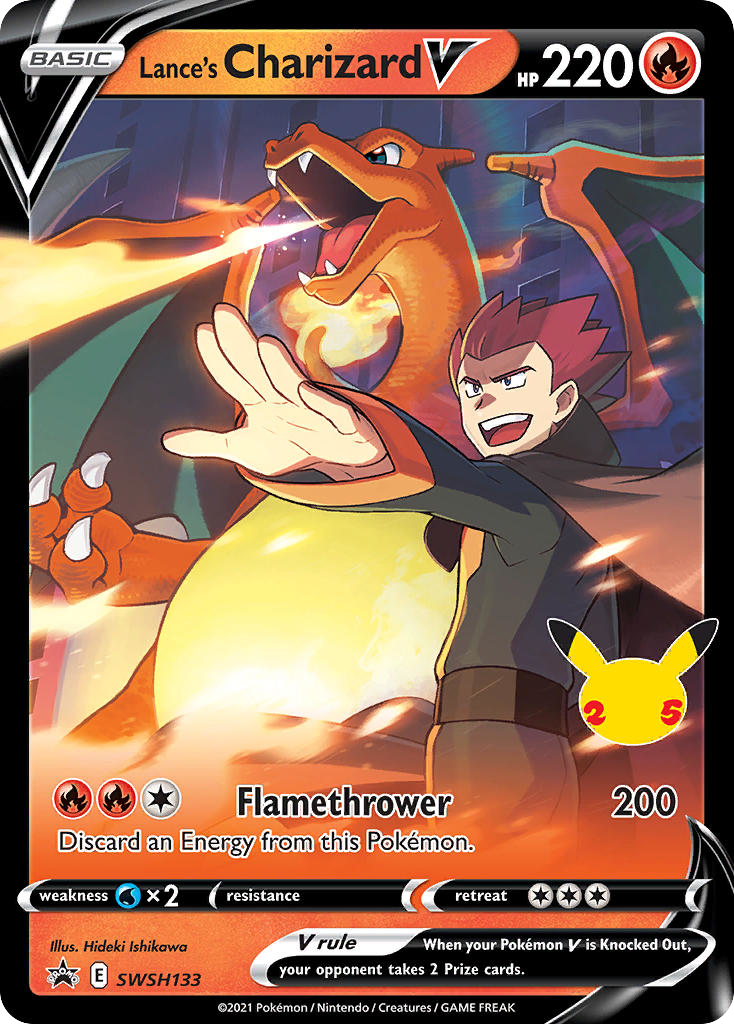 Lance's Charizard V 133/304 Promo