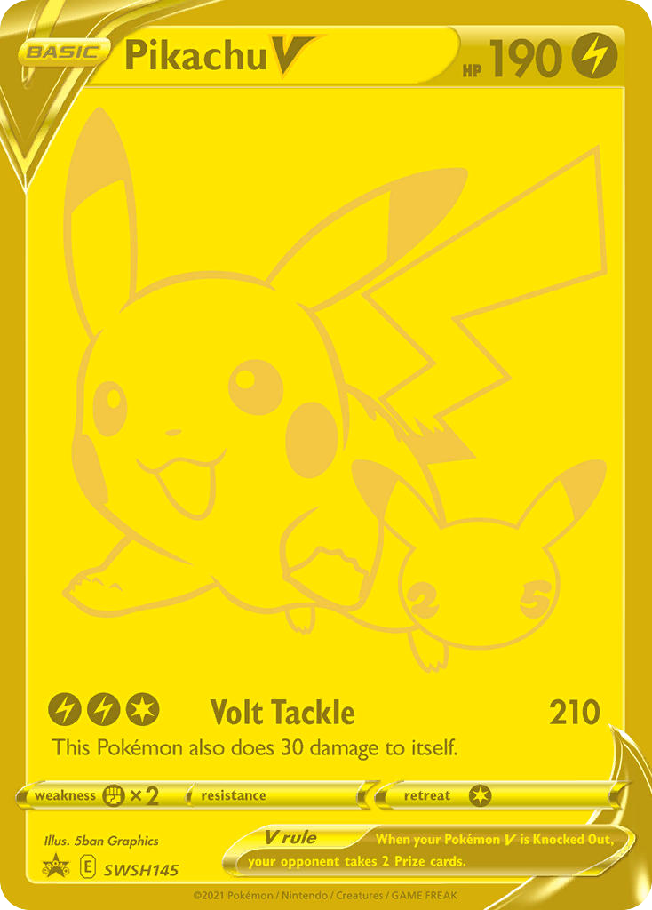 Pikachu V 145/304 Promo
