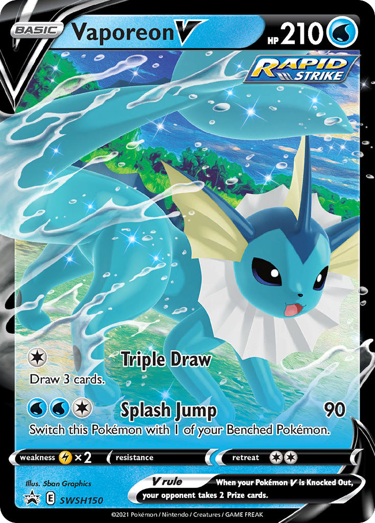 Vaporeon V 150/304 Promo