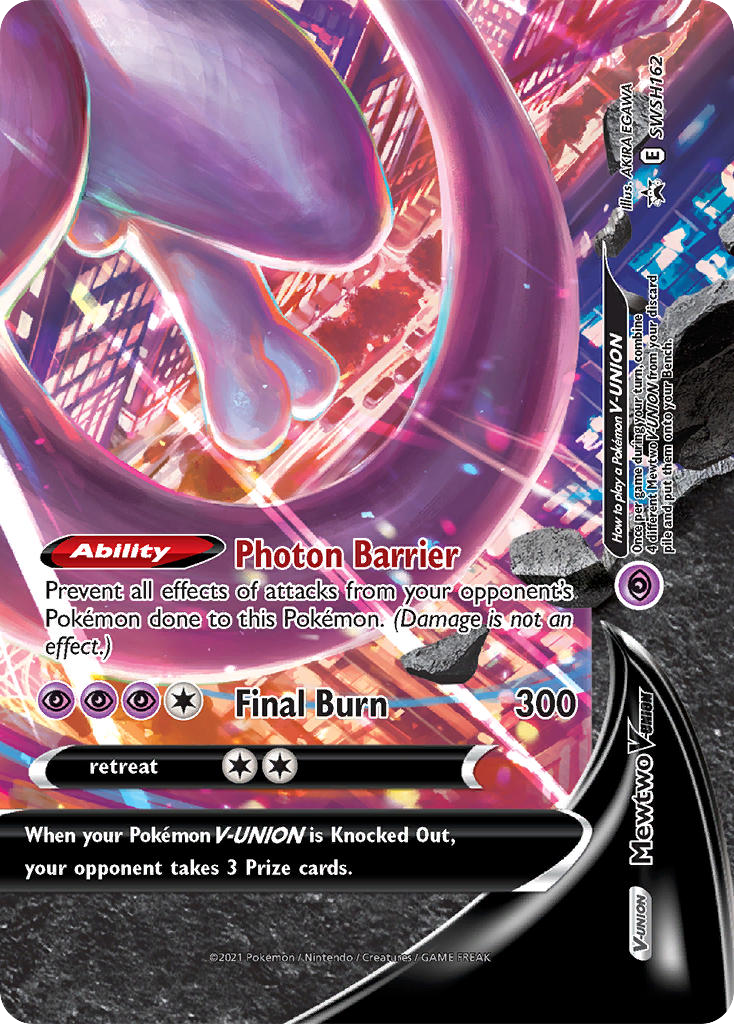 Mewtwo V-UNION 162/304 Promo