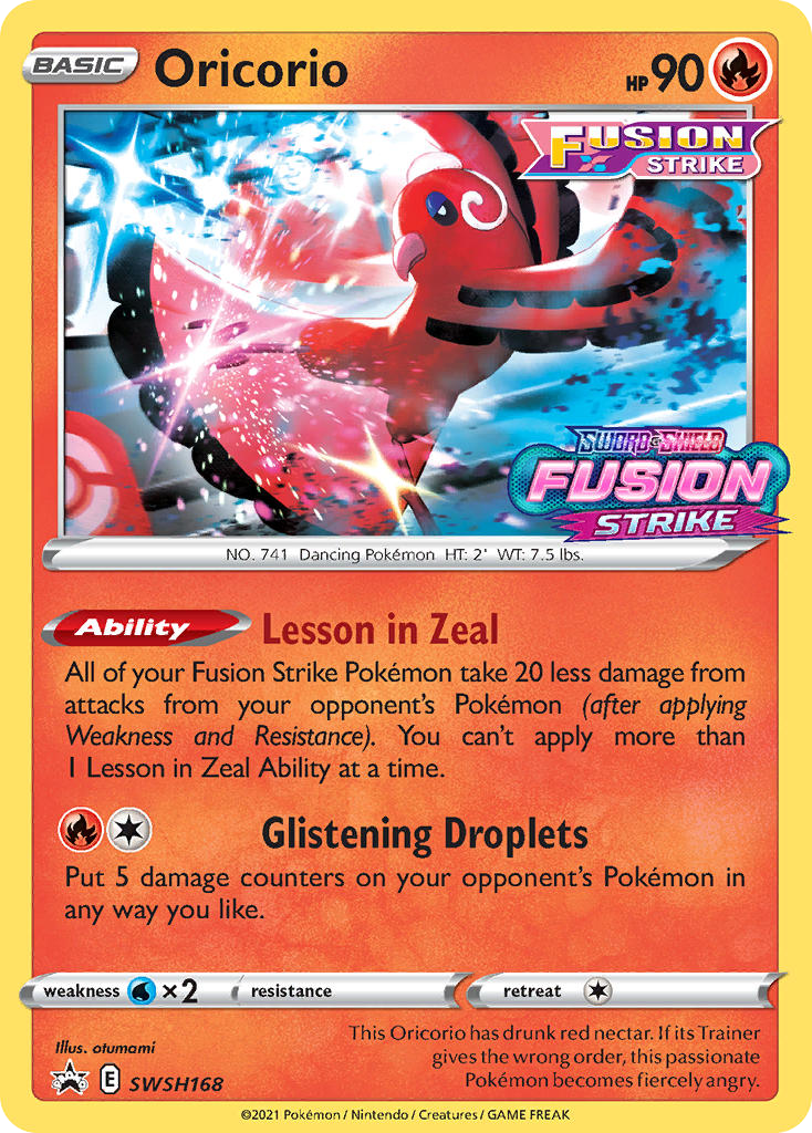 Oricorio 168/304 Promo