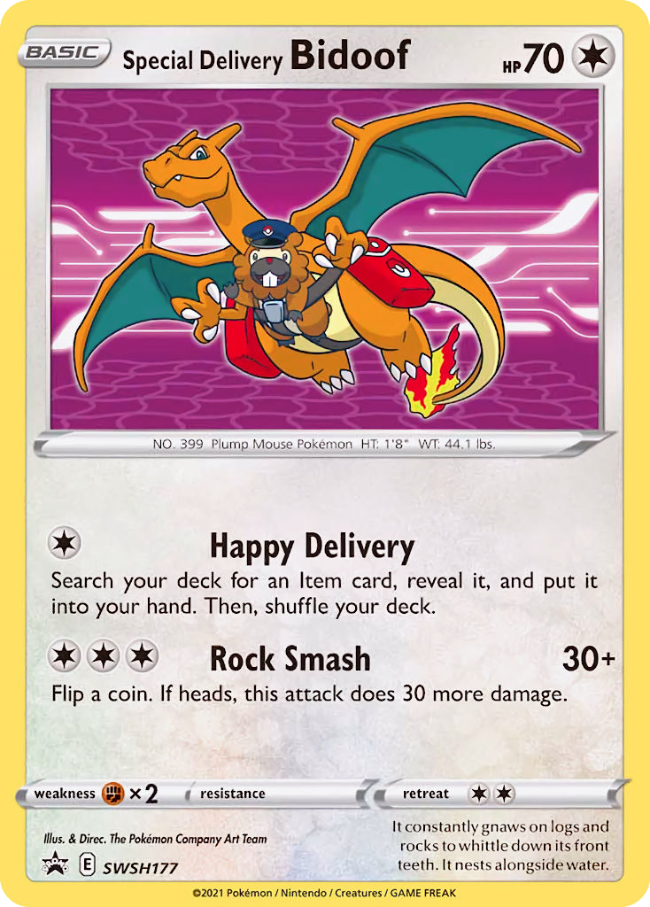 Special Delivery Bidoof 177/304 Promo
