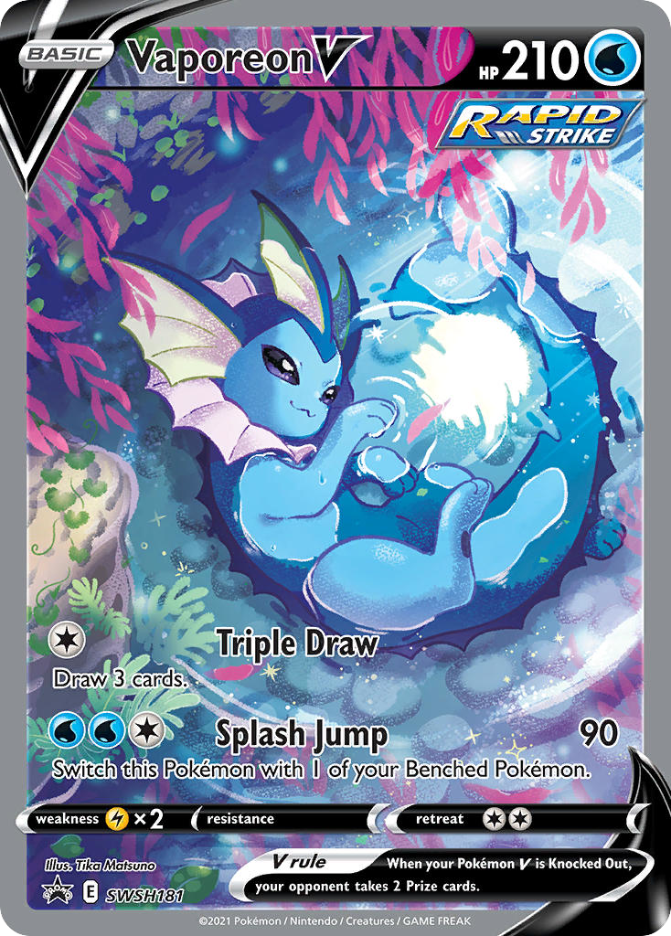 Vaporeon V 181/304 Promo
