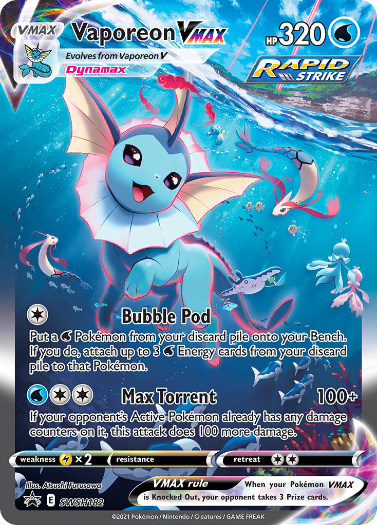 Vaporeon VMAX 182/304 Promo