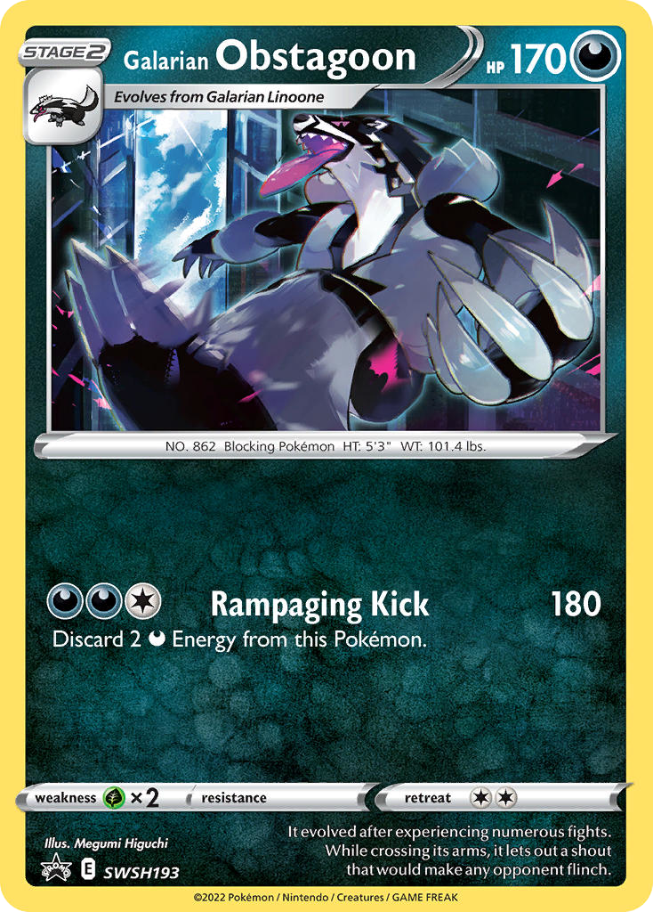 Galarian Obstagoon 193/304 Promo