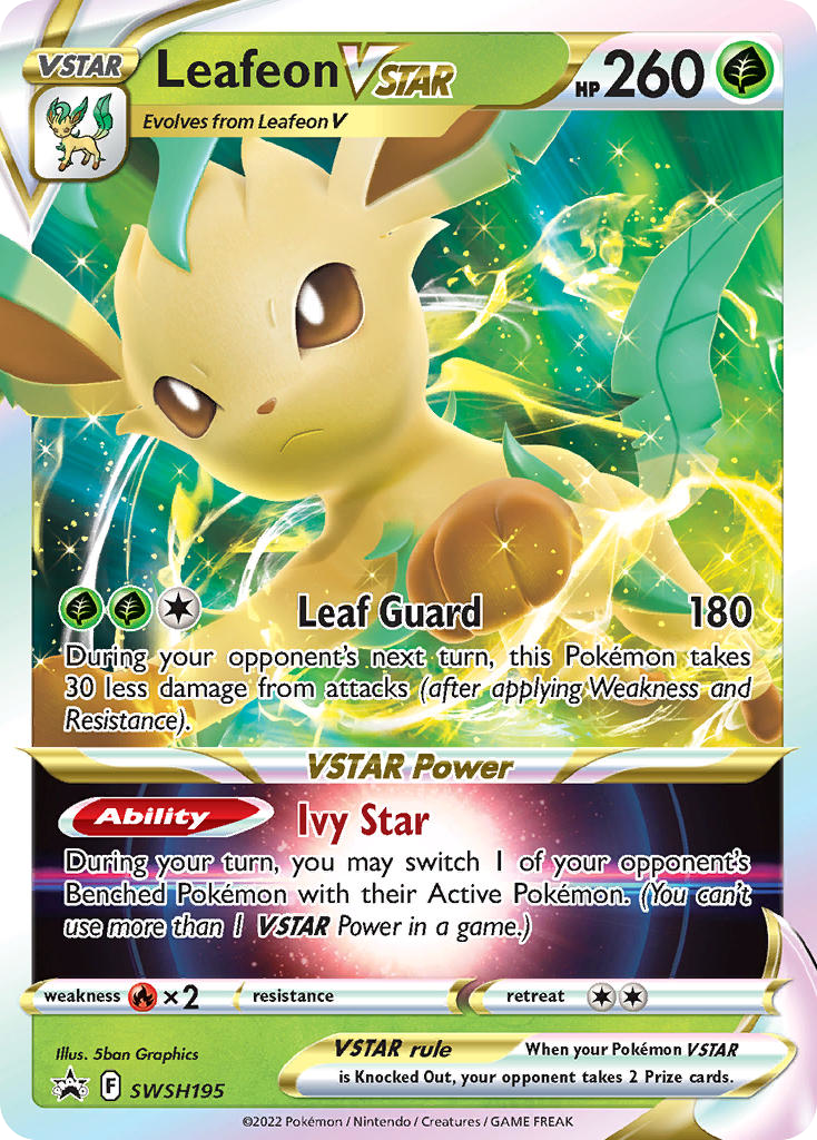 Leafeon VSTAR 195/304 Promo