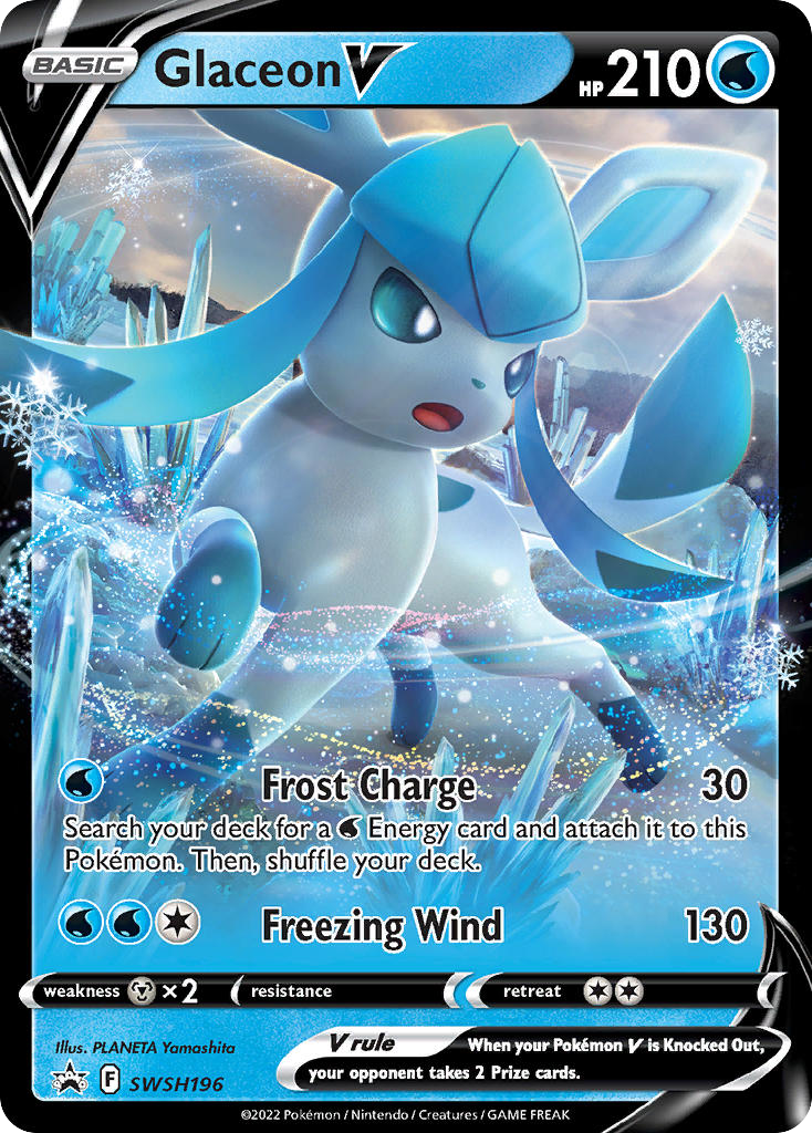Glaceon V 196/304 Promo