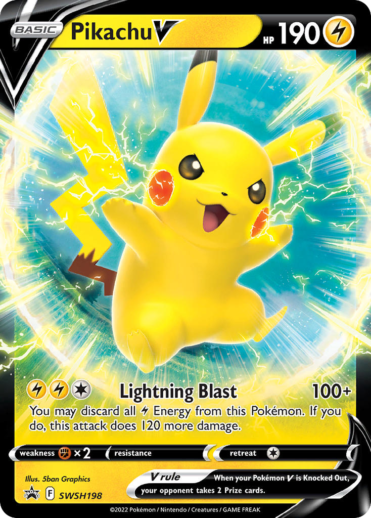 Pikachu V 198/304 Promo