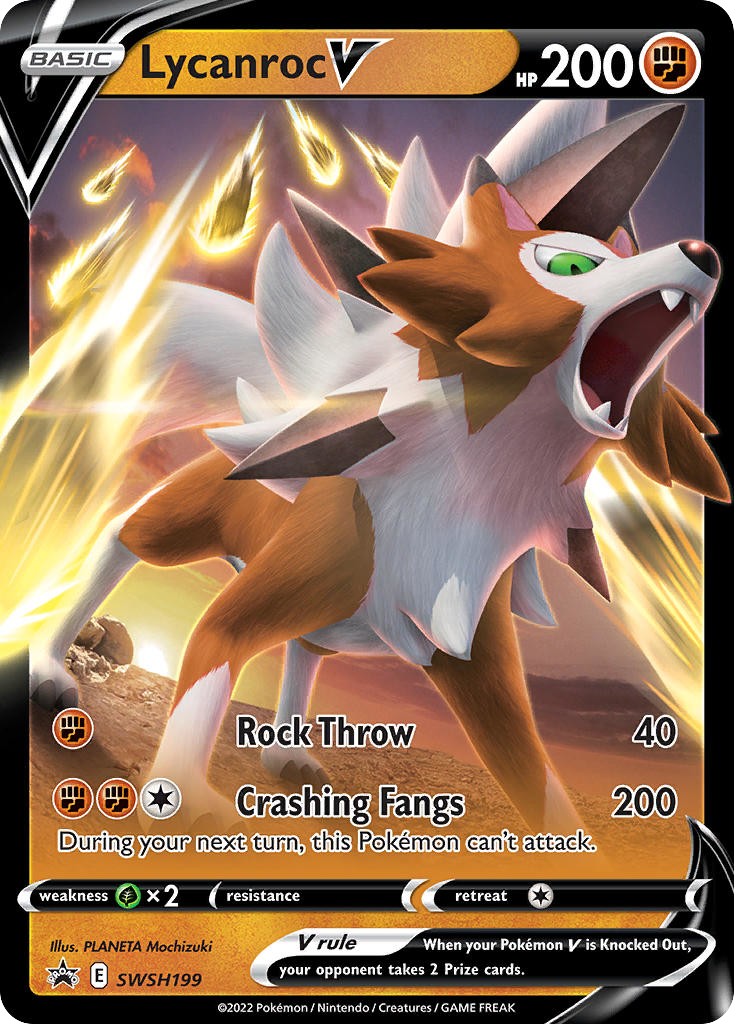 Lycanroc V 199/304 Promo