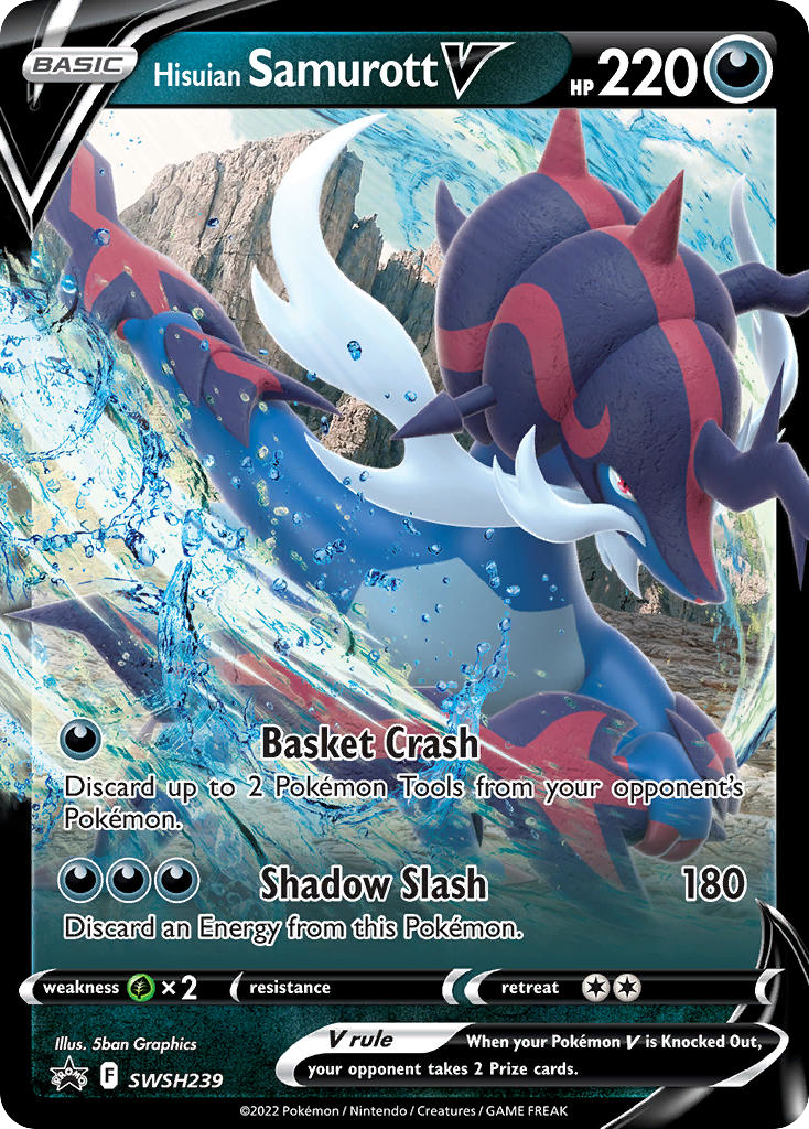 Hisuian Samurott V 239/304 Promo