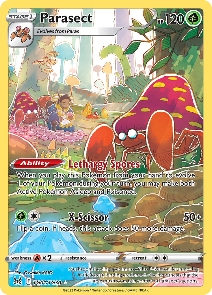 Parasect 001/30 Trainer Gallery Rare Holo