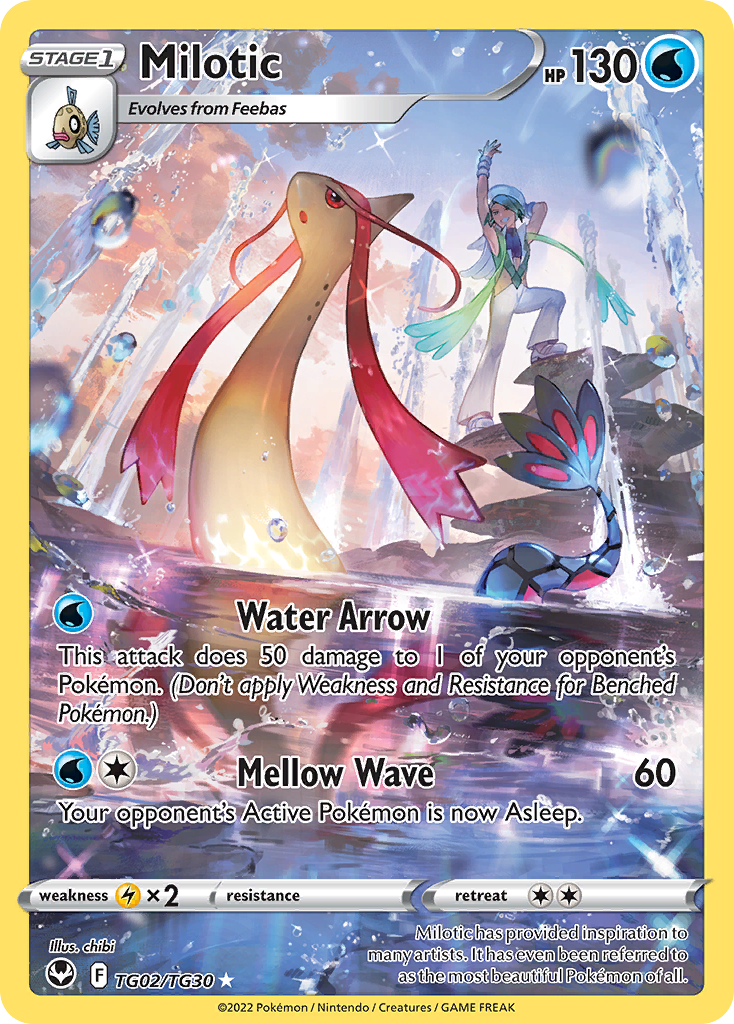 Milotic 002/30 Trainer Gallery Rare Holo