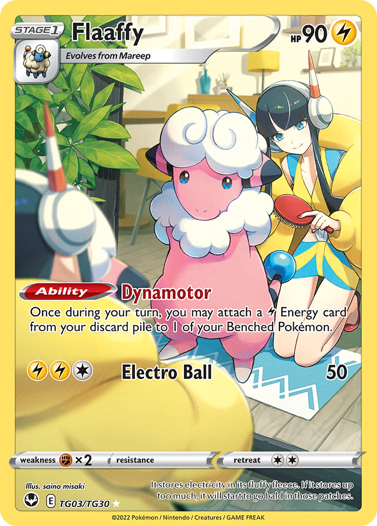 Flaaffy 003/30 Trainer Gallery Rare Holo