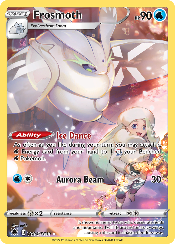Frosmoth 004/30 Trainer Gallery Rare Holo