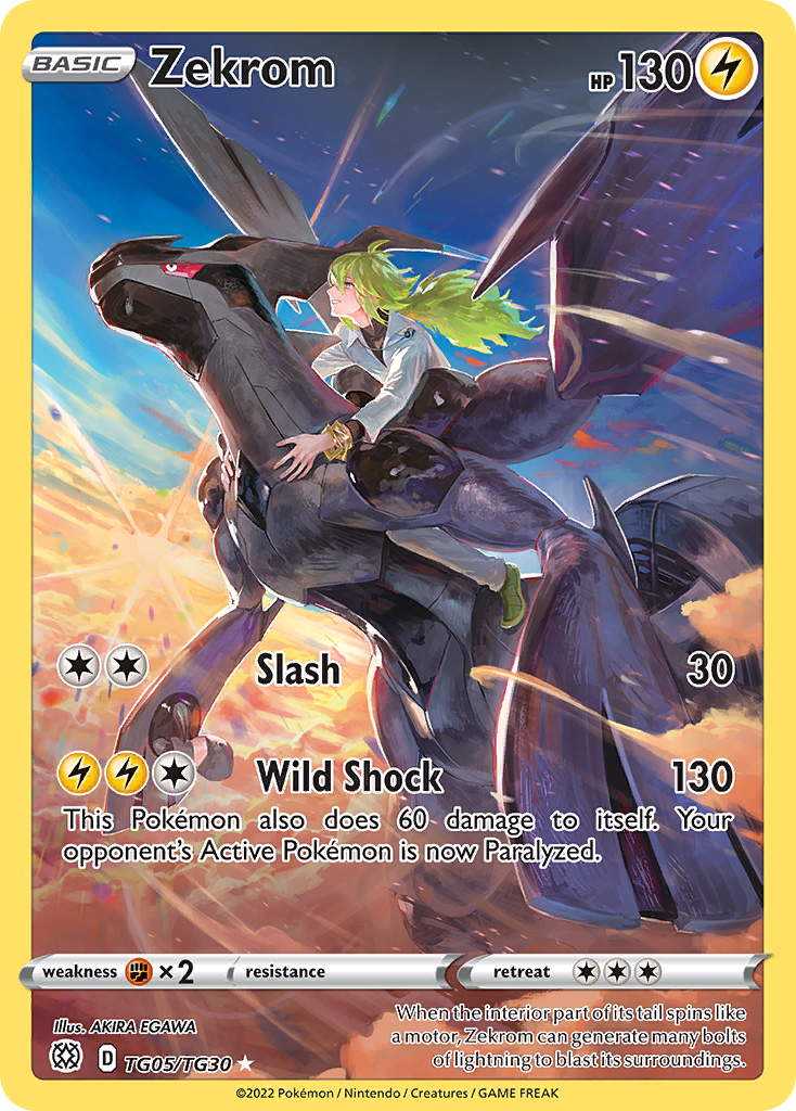 Zekrom 005/30 Trainer Gallery Rare Holo