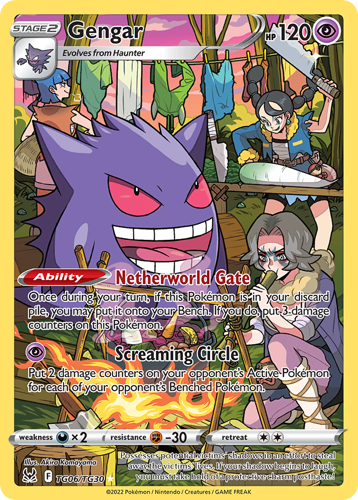 Gengar 006/30 Trainer Gallery Rare Holo