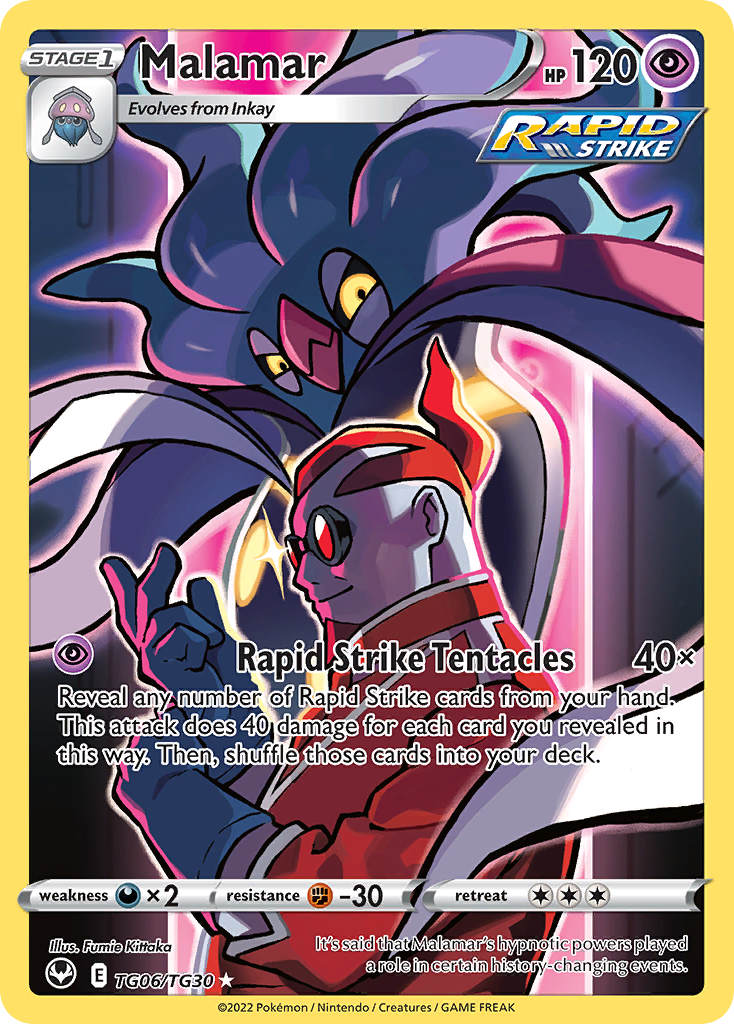 Malamar 006/30 Trainer Gallery Rare Holo