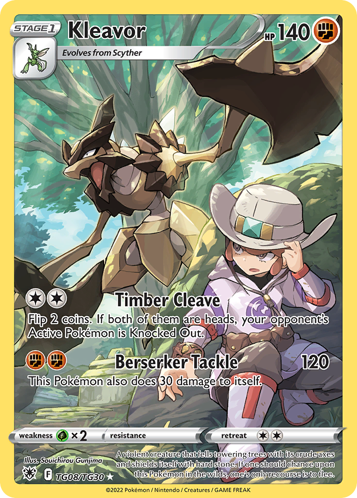 Kleavor 008/30 Trainer Gallery Rare Holo