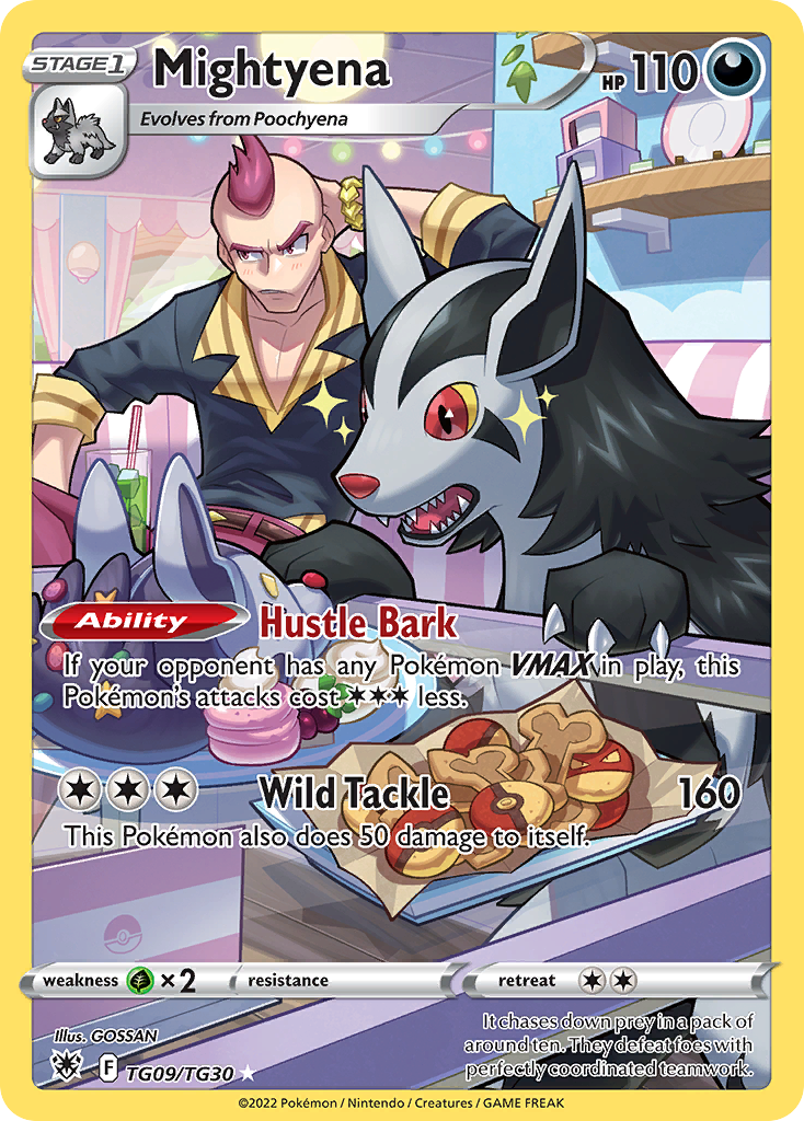 Mightyena 009/30 Trainer Gallery Rare Holo