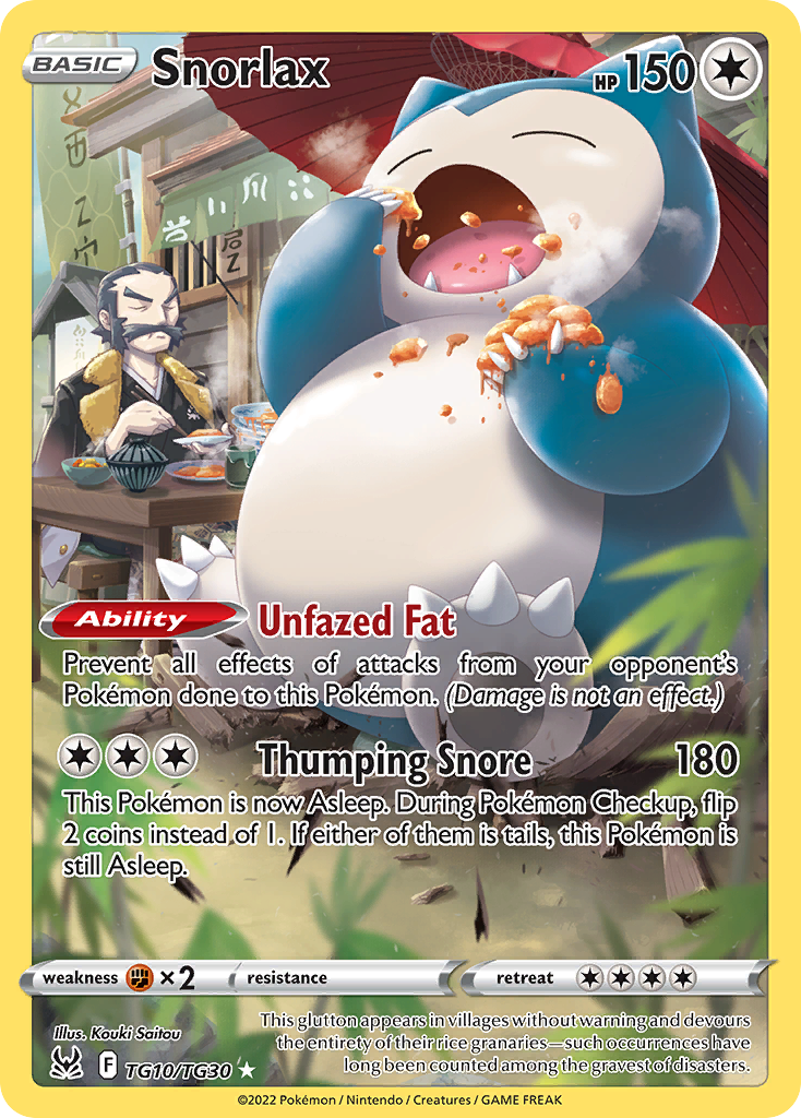 Snorlax 010/30 Trainer Gallery Rare Holo