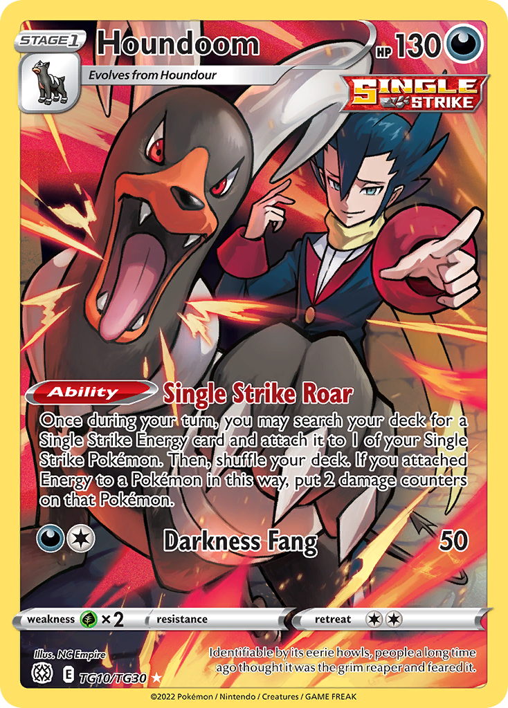 Houndoom 010/30 Trainer Gallery Rare Holo