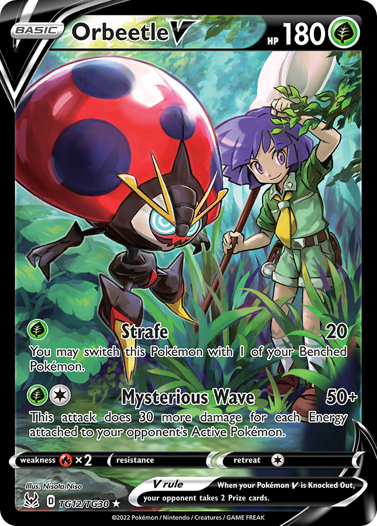 Orbeetle V 012/30 Rare Holo V