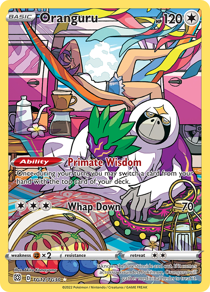 Oranguru 012/30 Trainer Gallery Rare Holo