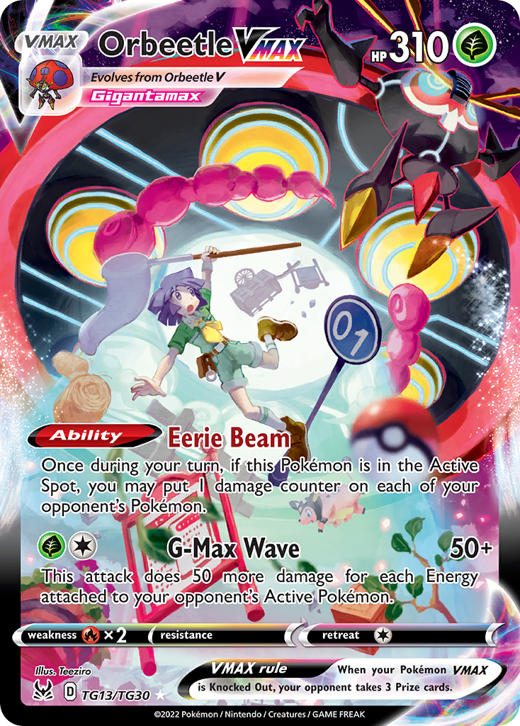 Orbeetle VMAX 013/30 Rare Holo VMAX