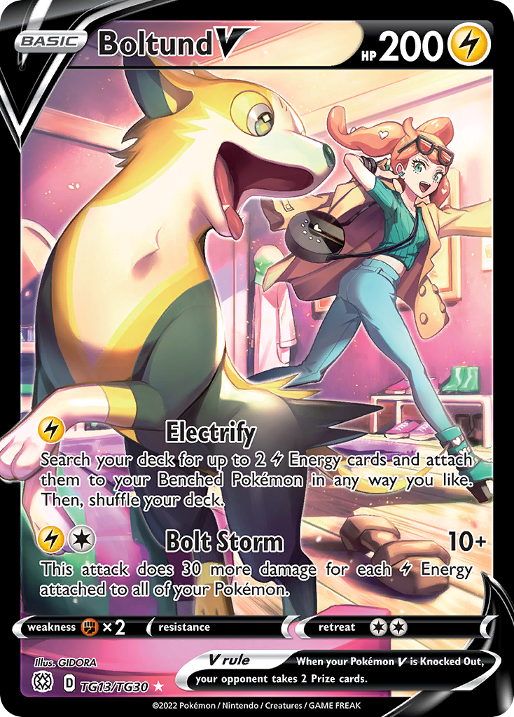 Boltund V 013/30 Rare Holo V