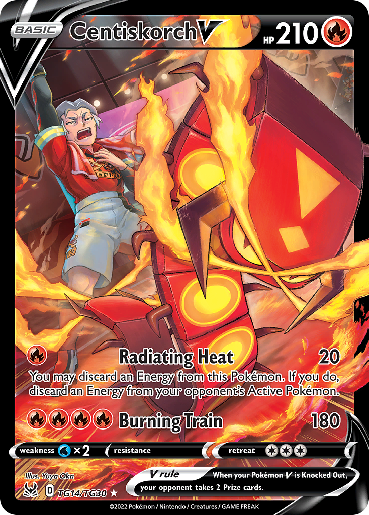 Centiskorch V 014/30 Rare Holo V