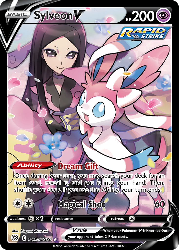 Sylveon V 014/30 Rare Holo V