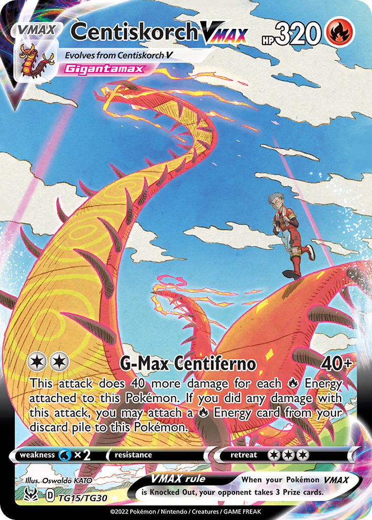Centiskorch VMAX 015/30 Rare Holo VMAX