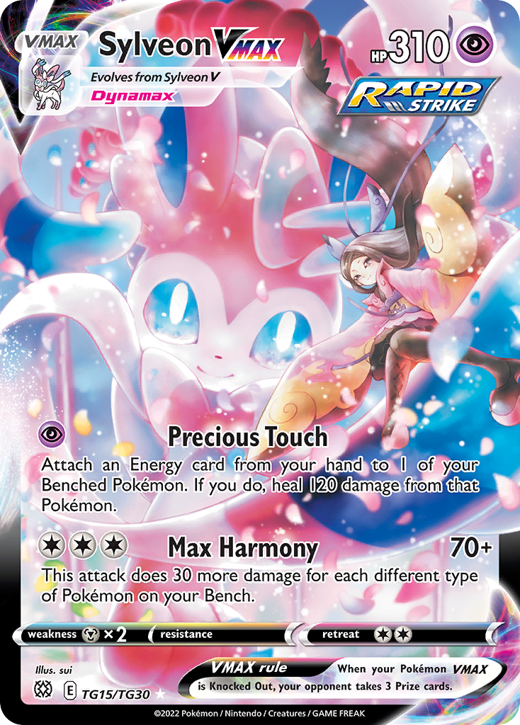 Sylveon VMAX 015/30 Rare Holo VMAX