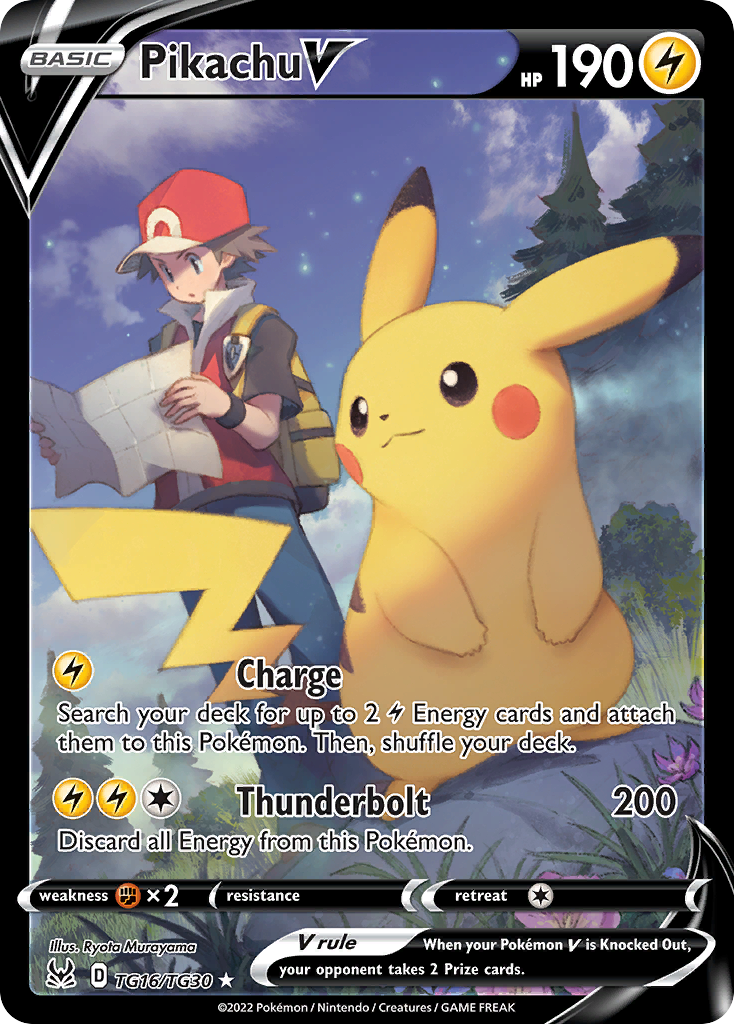 Pikachu V 016/30 Rare Holo V