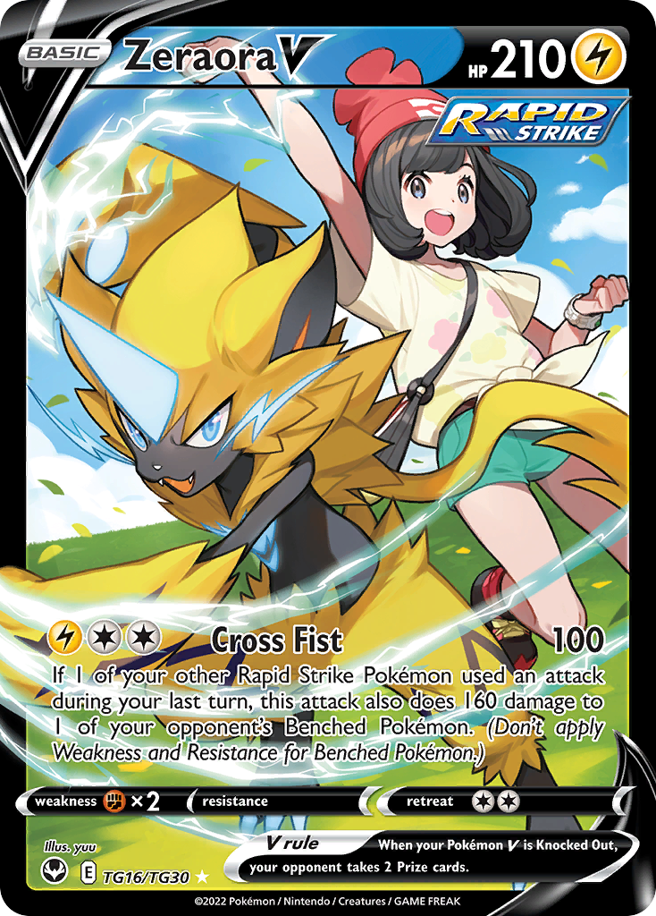 Zeraora V 016/30 Rare Holo V