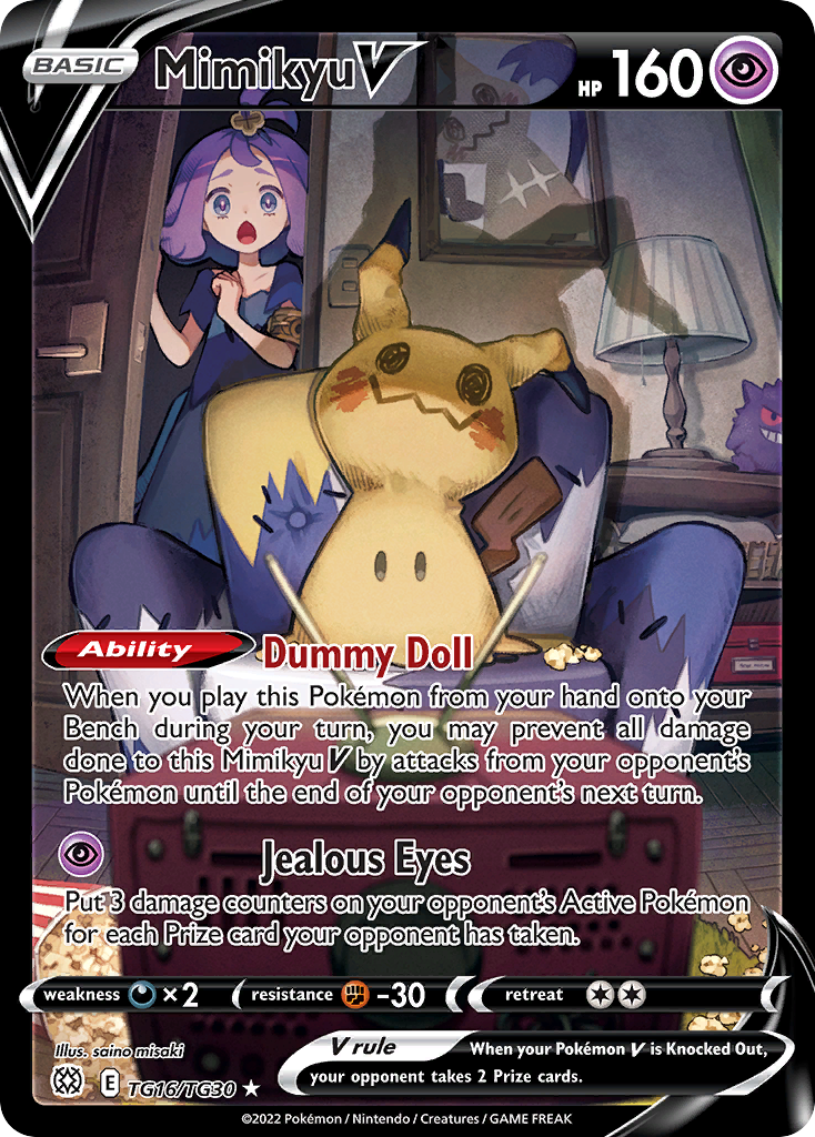 Mimikyu V 016/30 Rare Holo V