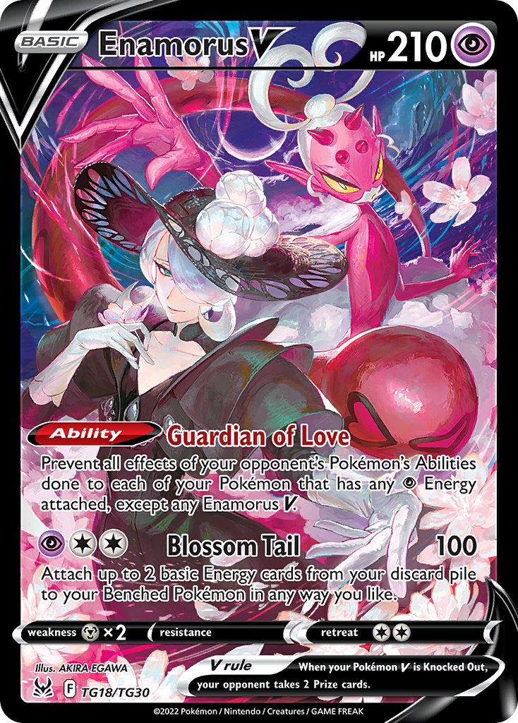 Enamorus V 018/30 Rare Holo V