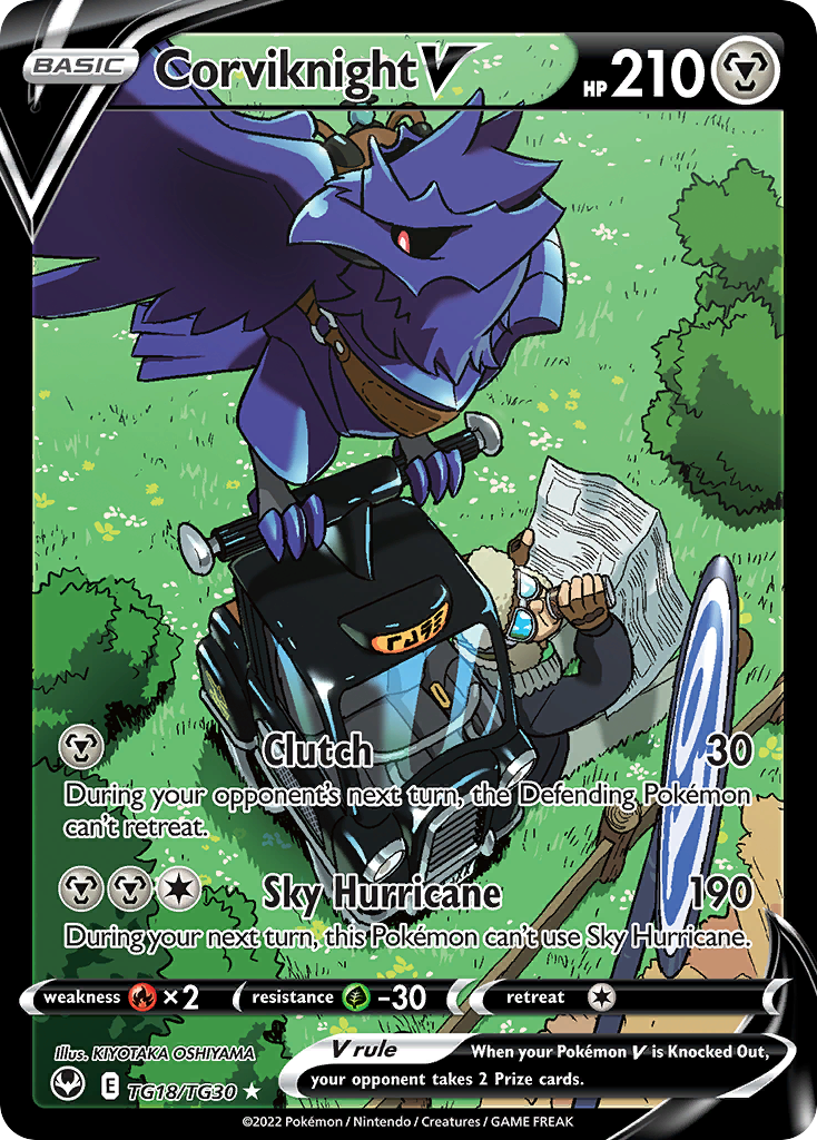 Corviknight V 018/30 Rare Holo V